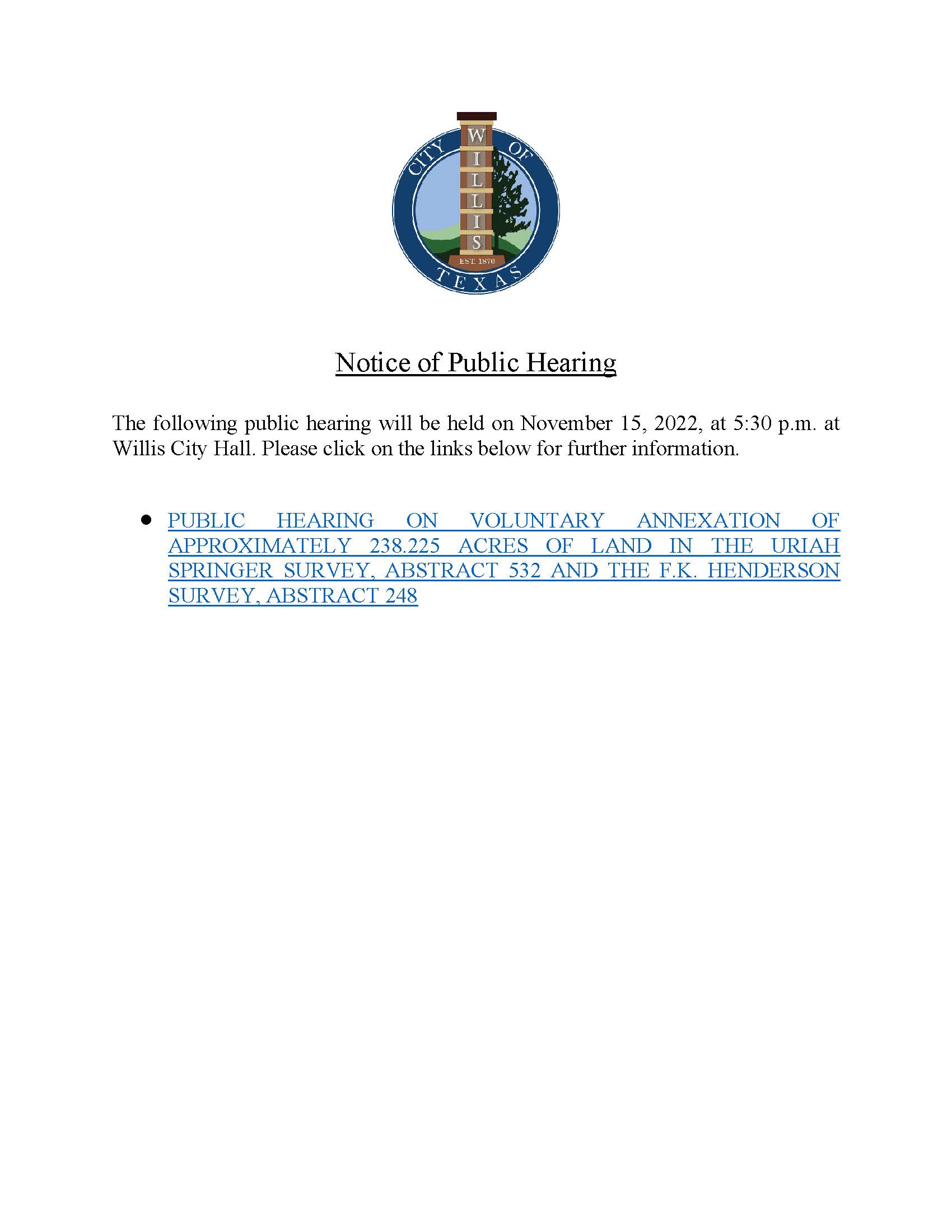 Public Notices for website