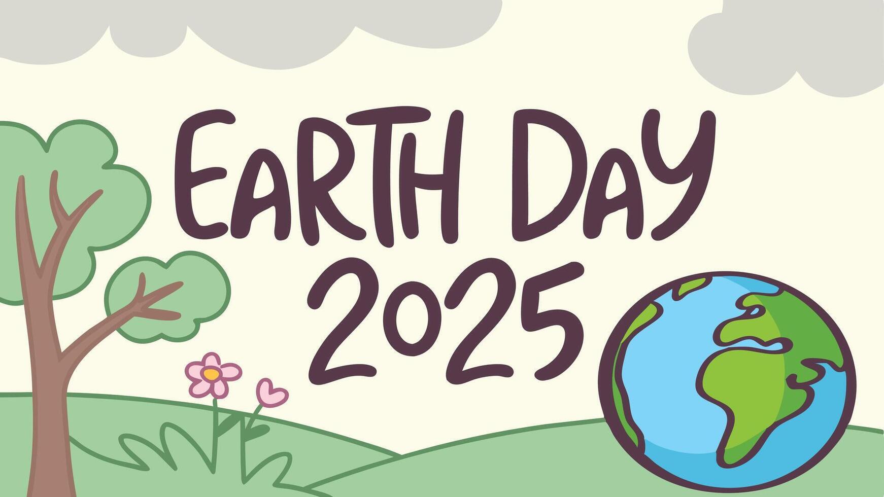 celebrating-earth-day-2025-with-colorful-illustrations-of-nature-free-vector
