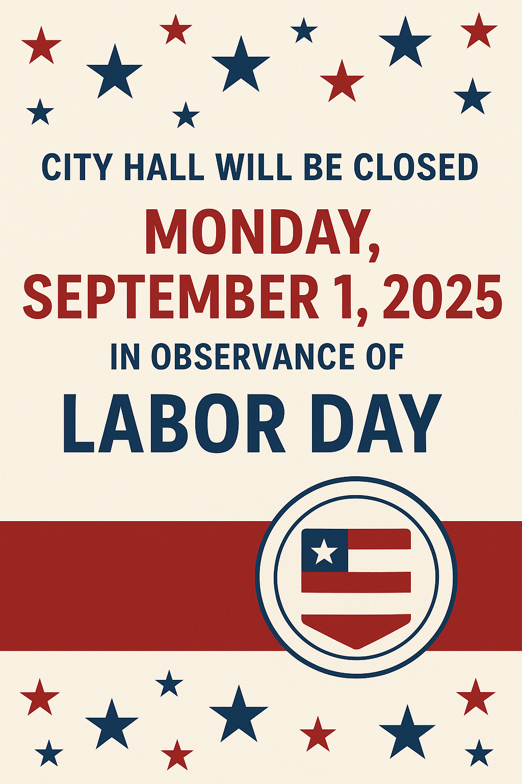 Labor Day 2025 Closed
